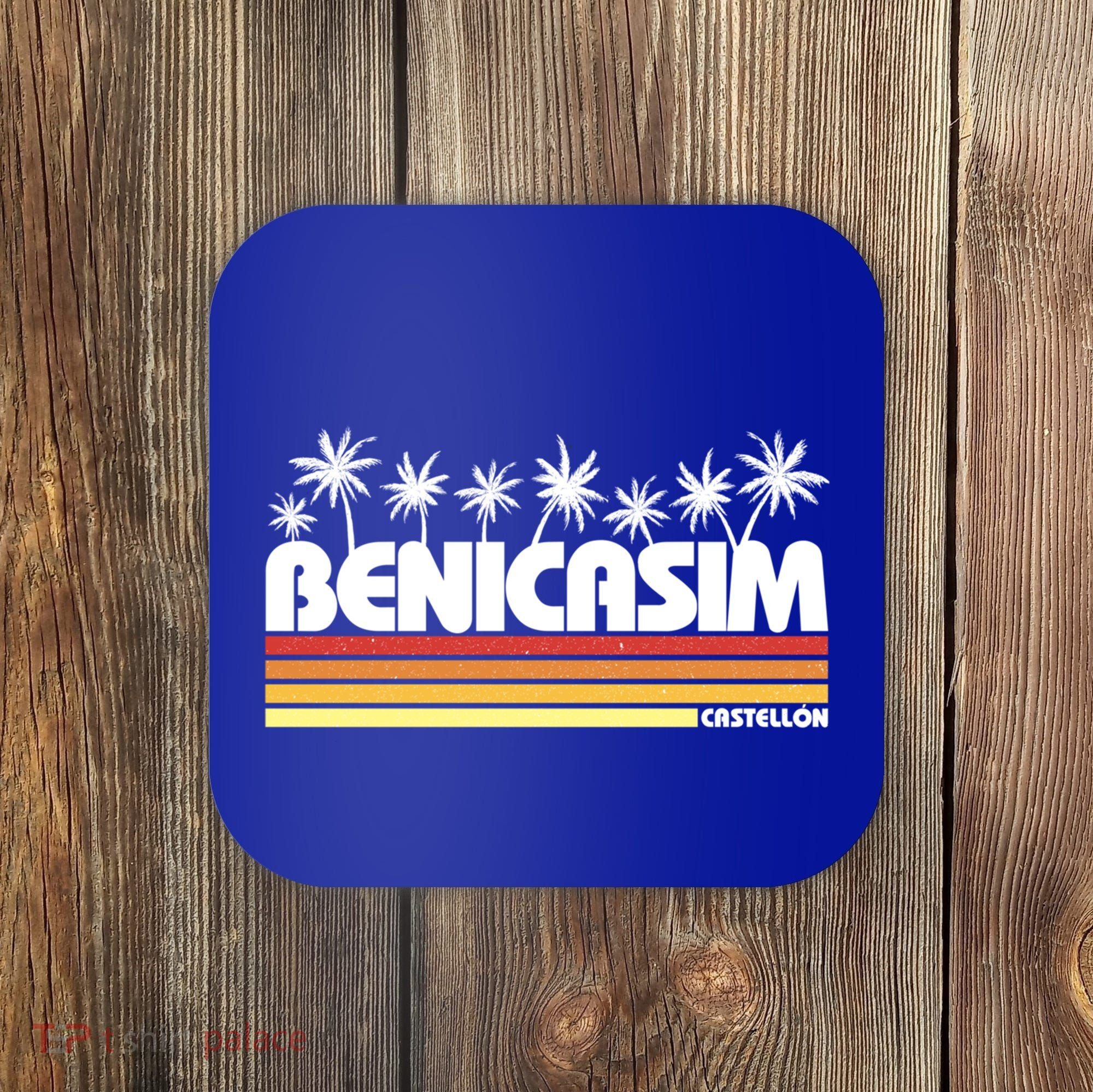 Benicasim Castellon Spain Retro Tourism Great Gift Coaster