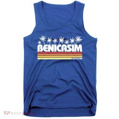 Benicasim Castellon Spain Retro Tourism Great Gift Tank Top