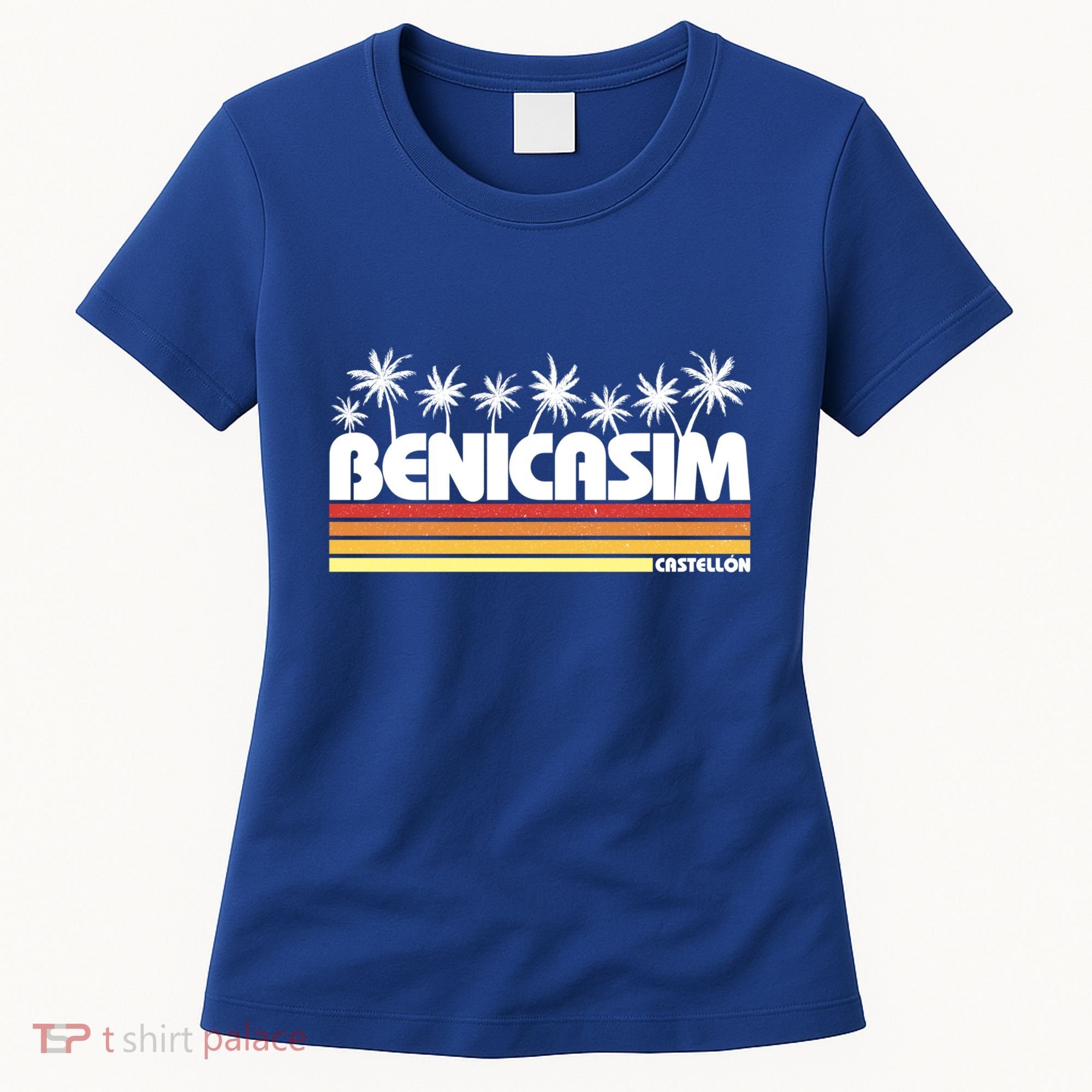 Benicasim Castellon Spain Retro Tourism Great Gift Women's T-Shirt