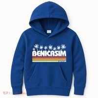Benicasim Castellon Spain Retro Tourism Great Gift Kids Hoodie thumb 0