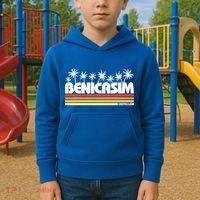 Benicasim Castellon Spain Retro Tourism Great Gift Kids Hoodie thumb 2