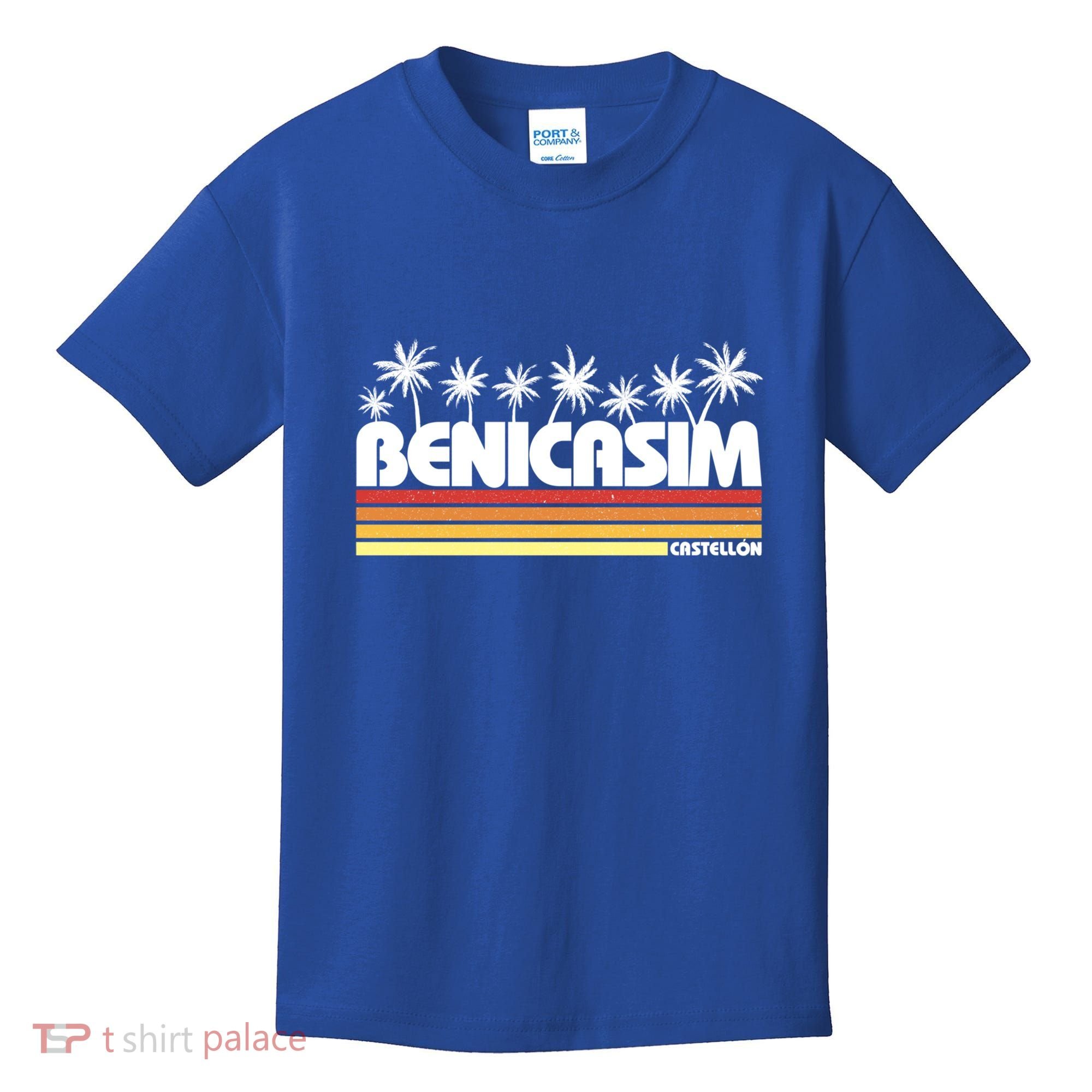 Benicasim Castellon Spain Retro Tourism Great Gift Kids T-Shirt