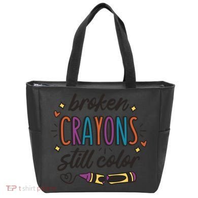 Broken Crayons Still Color Tote Bag