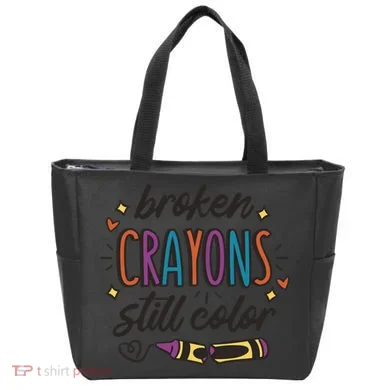 Broken Crayons Still Color Tote Bag