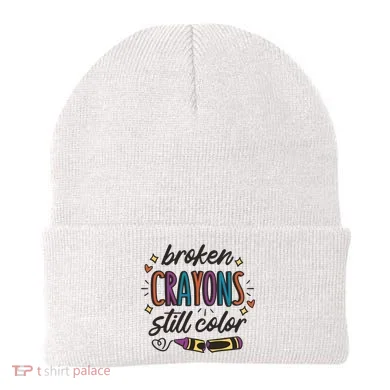 Broken Crayons Still Color Beanie