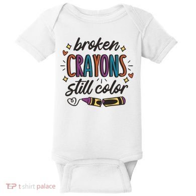 Broken Crayons Still Color Baby Bodysuit