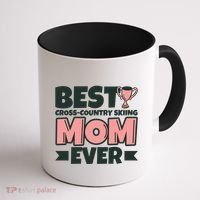 Best Crosscountry Skiing Mom Ever Mother Funny Cute Gift Coffee Mug thumb 1