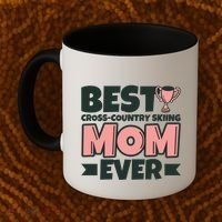 Best Crosscountry Skiing Mom Ever Mother Funny Cute Gift Coffee Mug thumb 2