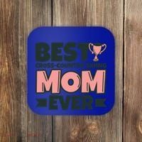 Best Crosscountry Skiing Mom Ever Mother Funny Cute Gift Coaster thumb 0