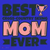 Best Crosscountry Skiing Mom Ever Mother Funny Cute Gift Mousepad thumb 1
