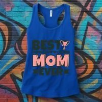 Best Crosscountry Skiing Mom Ever Mother Funny Cute Gift Women's Tank Top thumb 3