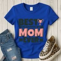 Best Crosscountry Skiing Mom Ever Mother Funny Cute Gift Women's T-Shirt thumb 3