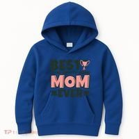 Best Crosscountry Skiing Mom Ever Mother Funny Cute Gift Kids Hoodie thumb 0