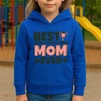 Best Crosscountry Skiing Mom Ever Mother Funny Cute Gift Kids Hoodie thumb 3