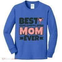 Best Crosscountry Skiing Mom Ever Mother Funny Cute Gift Kids Long Sleeve Shirt thumb 0