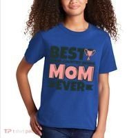 Best Crosscountry Skiing Mom Ever Mother Funny Cute Gift Kids T-Shirt thumb 2