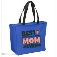 Best Crosscountry Skiing Mom Ever Mother Funny Cute Gift Tote Bag thumb 2