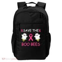 Breast Cancer Save The Boo Bees Halloween Backpack thumb 0