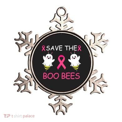 Breast Cancer Save The Boo Bees Halloween Ornament