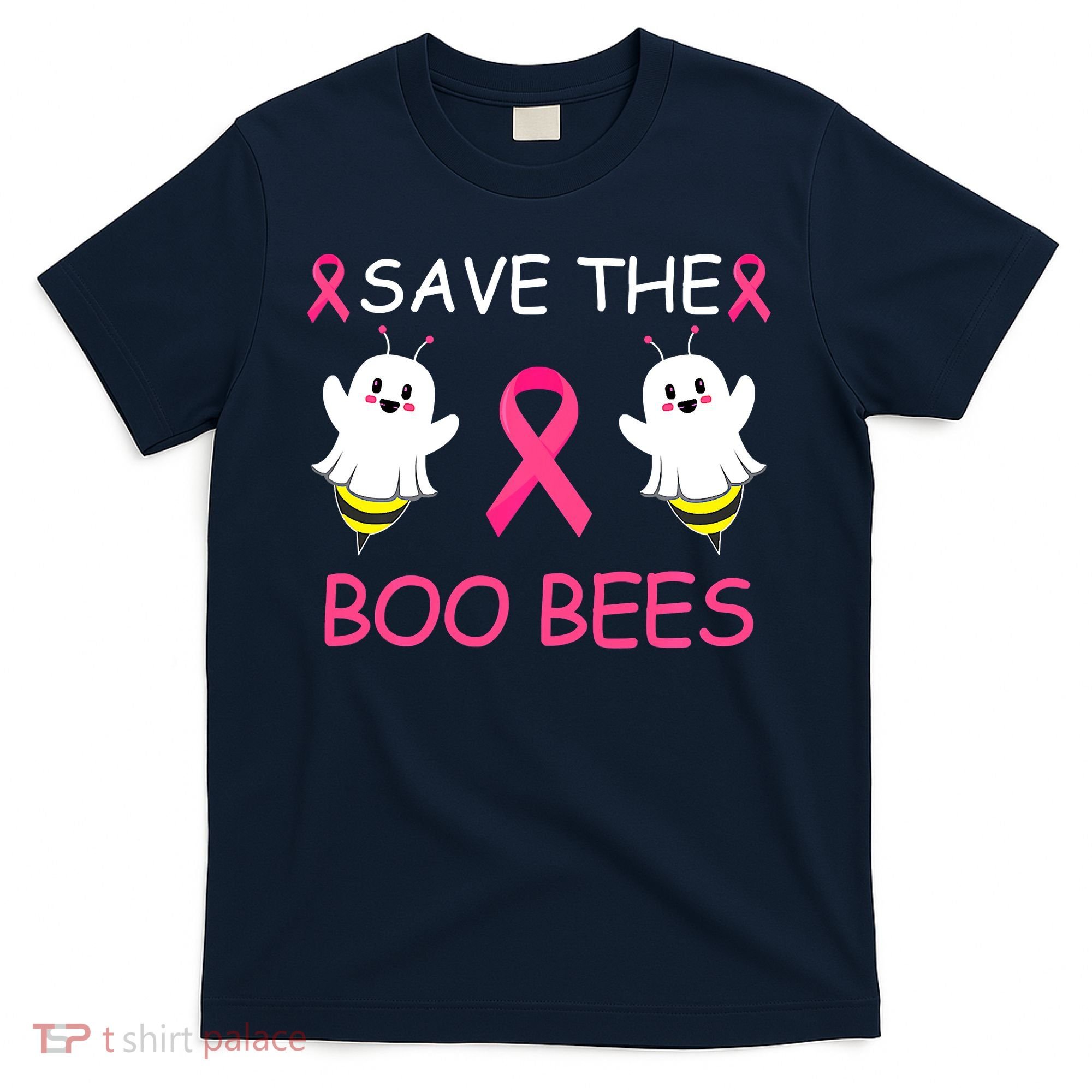 Breast Cancer Save The Boo Bees Halloween T-Shirt