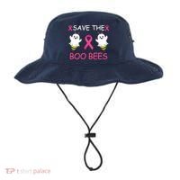 Breast Cancer Save The Boo Bees Halloween Bucket Hat thumb 0