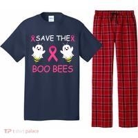 Breast Cancer Save The Boo Bees Halloween Pajama Set thumb 0