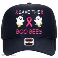 Breast Cancer Save The Boo Bees Halloween Hat thumb 0