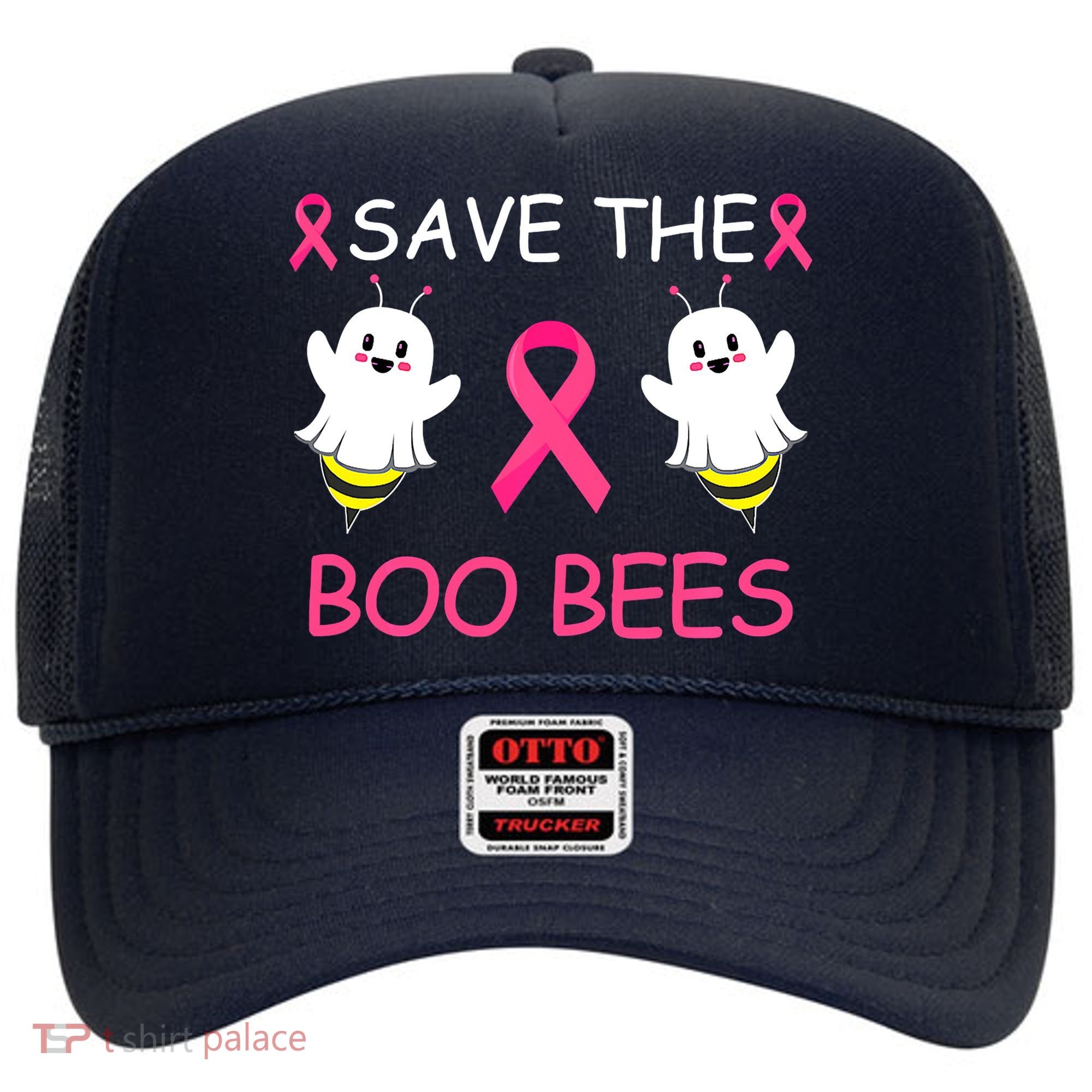Breast Cancer Save The Boo Bees Halloween Hat