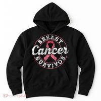 Breast Cancer Survivor Pink Awareness Fight Breast Cancer Hoodie thumb 0