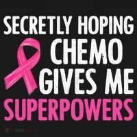 Breast Cancer Secretly Hoping Chemo Gives Me Superpowers Ornament thumb 1
