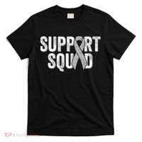 Brain Cancer Support Squad Friend Family Support Ribbon T-Shirt thumb 0