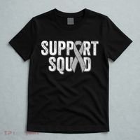 Brain Cancer Support Squad Friend Family Support Ribbon T-Shirt thumb 5