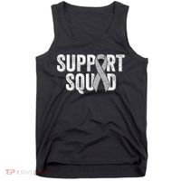Brain Cancer Support Squad Friend Family Support Ribbon Tank Top thumb 0