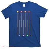 Biliard Cue Stick And 8 Pool Balls Awesome Game Cute Gift T-Shirt thumb 0