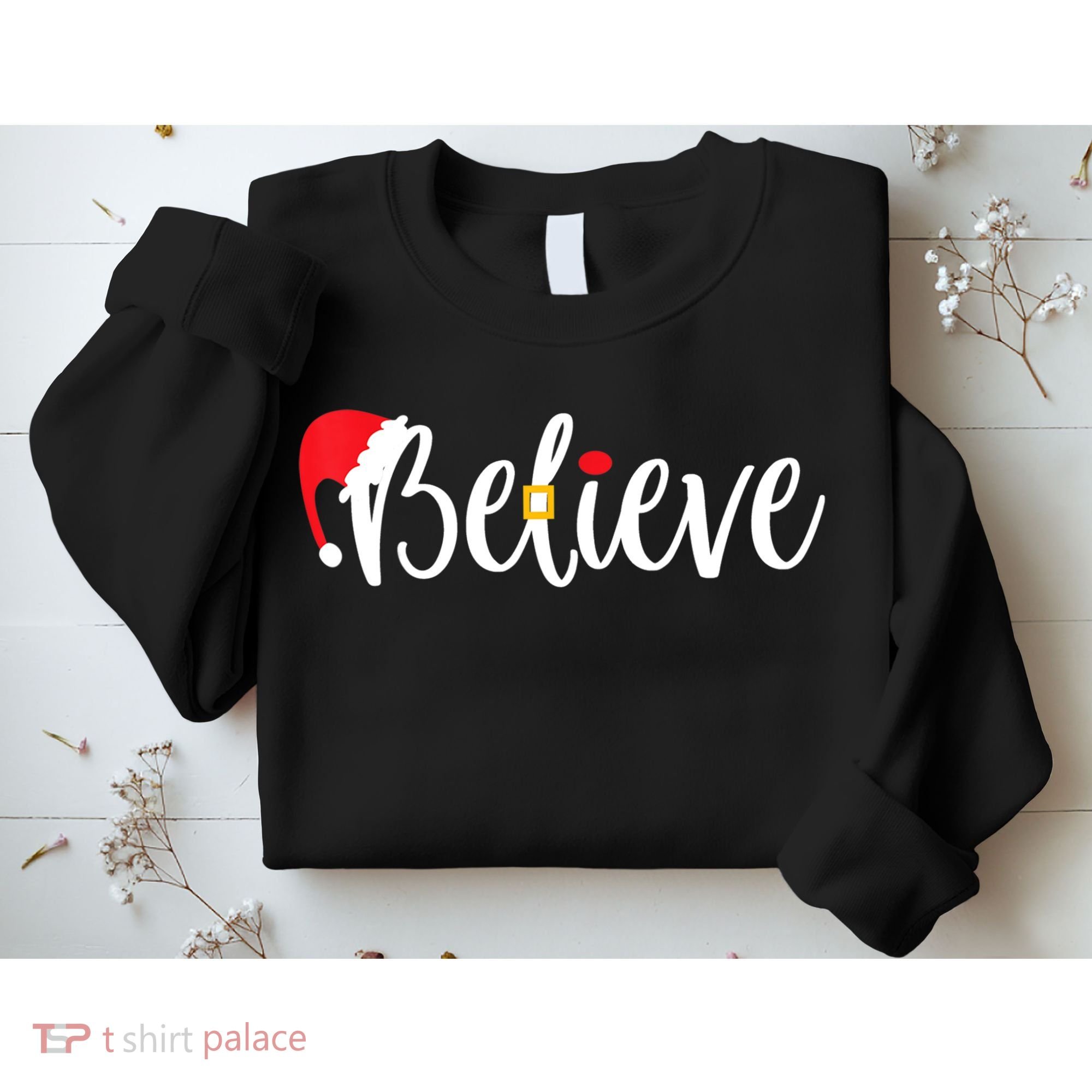 Believe Christmas Shirt Believe Santa TShirt Sweatshirt