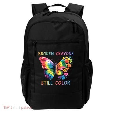 Broken Crayons Still Color Mental Health Matters Awareness  Backpack