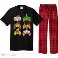 Boys Christmas Santa Elf Gaming Controllers Gamer Xmas Pajama Set thumb 0