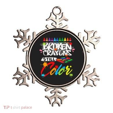 Broken Crayons Still Color Mental Health Awareness Ornament