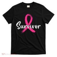 Breast Cancer Survivor Pink Ribbon Breast Cancer Awareness T-Shirt thumb 0