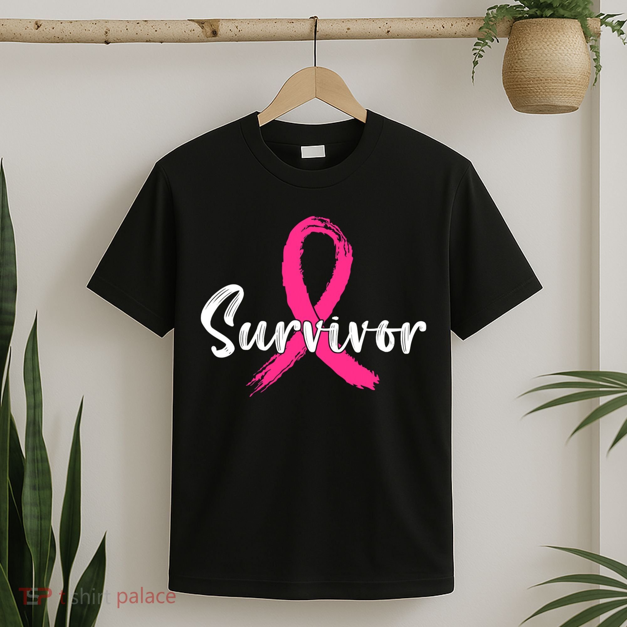 Breast Cancer Survivor Pink Ribbon Breast Cancer Awareness T-Shirt