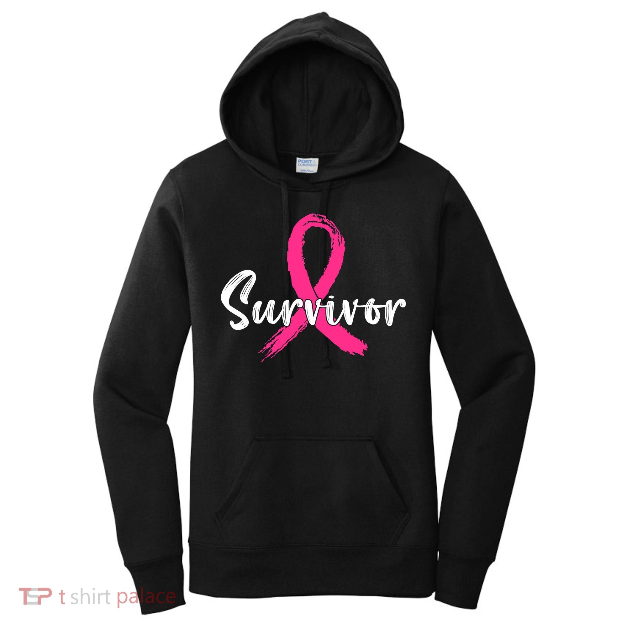 Breast Cancer Survivor Pink Ribbon Breast Cancer Awareness Women's Hoodie
