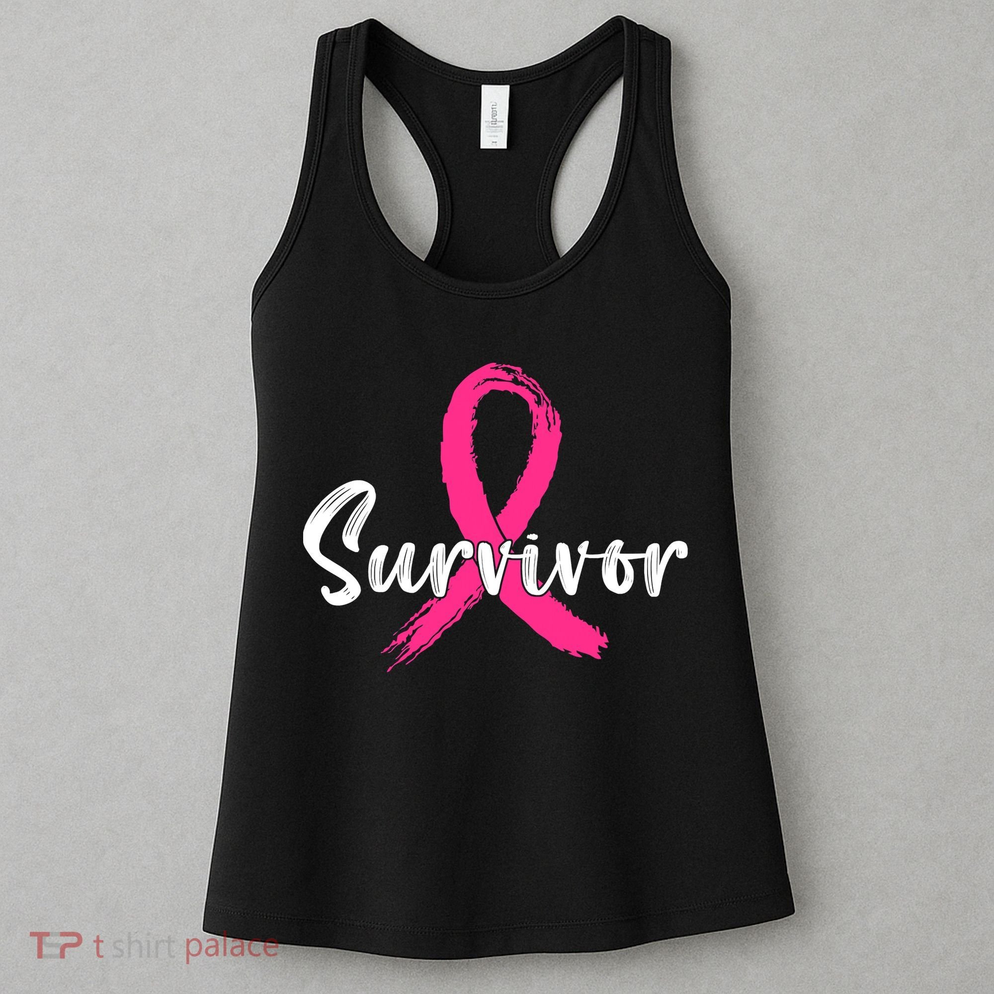Breast Cancer Survivor Pink Ribbon Breast Cancer Awareness Women's Tank Top