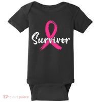 Breast Cancer Survivor Pink Ribbon Breast Cancer Awareness Baby Bodysuit thumb 0