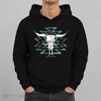 Boho Cow Skull Hoodie thumb 0
