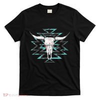 Boho Cow Skull T-Shirt thumb 0