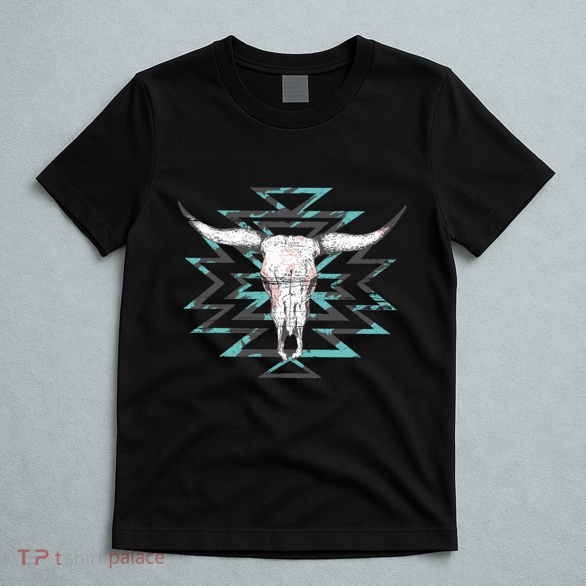Boho Cow Skull T-Shirt