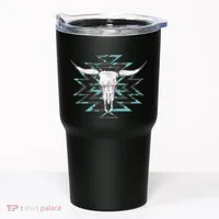 Boho Cow Skull Tumbler thumb 0
