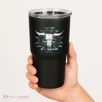 Boho Cow Skull Tumbler thumb 2