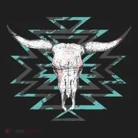 Boho Cow Skull Tumbler thumb 3
