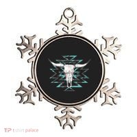 Boho Cow Skull Ornament thumb 0